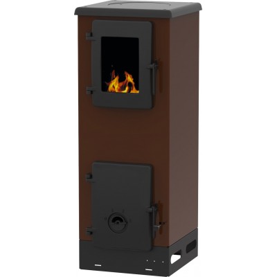 Houtkachel Alfa Plam Vulkan S Bruin, 4kW - Productenvergelijking