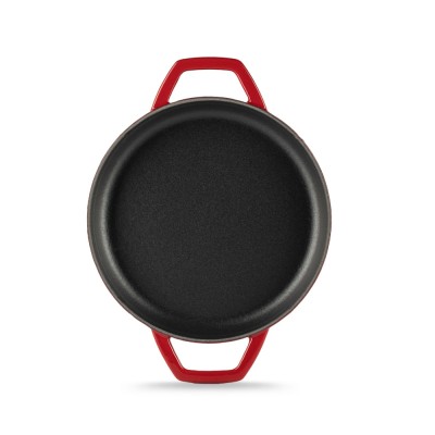 Gietijzer Set uit 3 delen Hosse, Rubin - Gietijzeren pan set