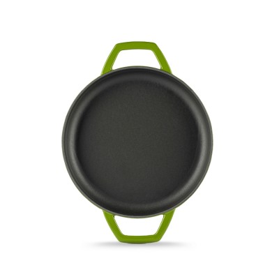 Gietijzer Set uit 3 delen Hosse, Bamboo - Gietijzeren pan set