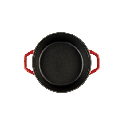 Gietijzer Set uit 3 delen Hosse, Rubin - Gietijzeren pan set