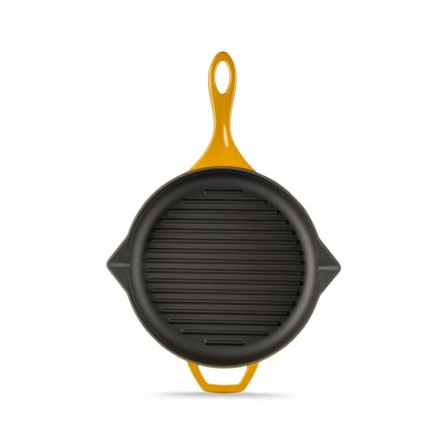 Geëmailleerde grillpan gietijzer Hosse, Dijon, Ф24cm - Grillpan gietijzer