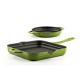 Gietijzer Set uit 2 delen Hosse, Bamboo | Gietijzeren pan set |  |
