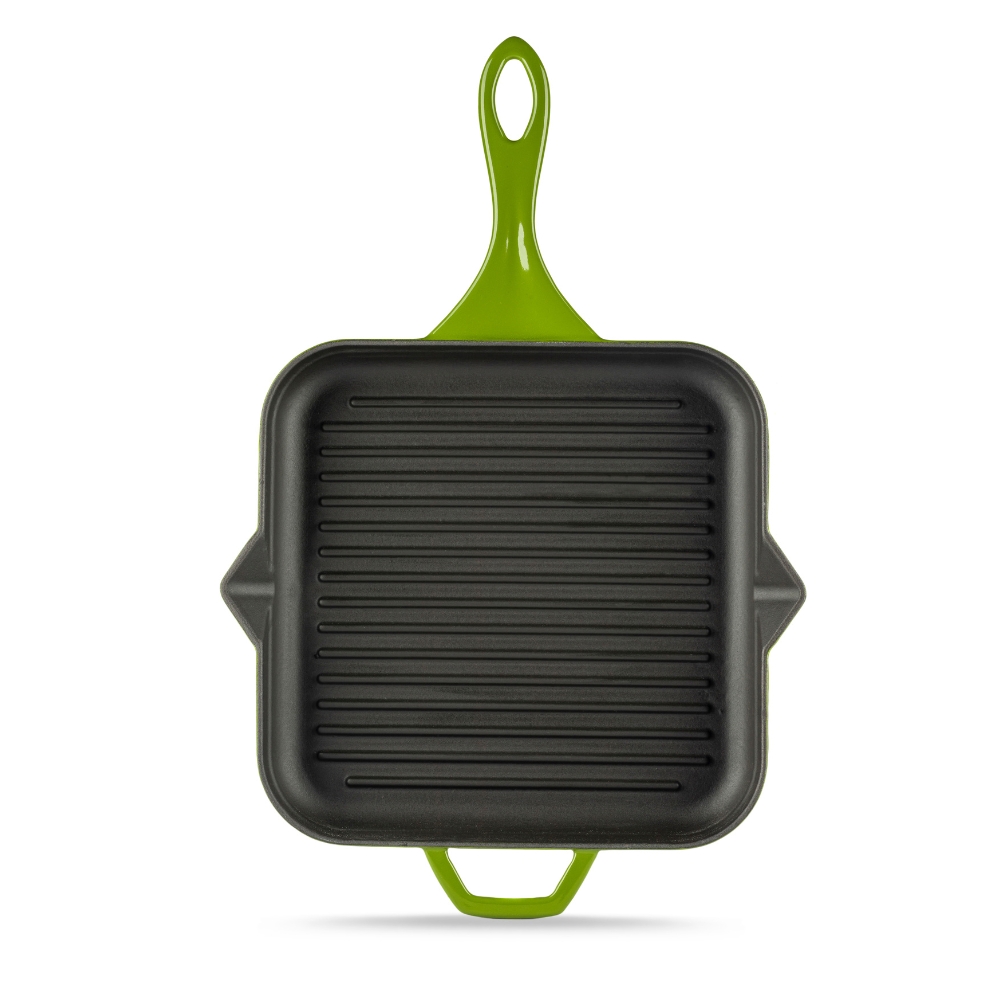 Gietijzer Set uit 2 delen Hosse, Bamboo | Gietijzeren pan set |  |
