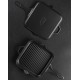 Gietijzer Set uit 3 delen Hosse, Black Onyx | Gietijzeren pan set |  |