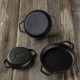Gietijzer Set uit 3 delen Hosse, Black Onyx | Gietijzeren pan set |  |