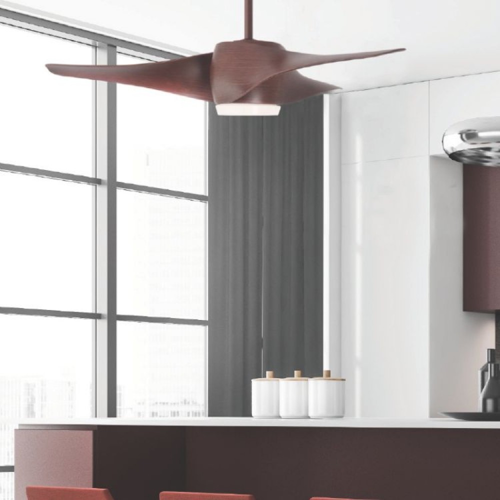 Plafond ventilator met LED-verlichting en afstandsbediening FANKVBR60G, Ф132, DC40W | Plafondventilator | Ventilatoren |