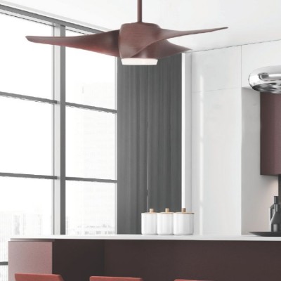 Plafond ventilator met LED-verlichting en afstandsbediening FANKVBR60G, Ф132, DC40W - Plafondventilator