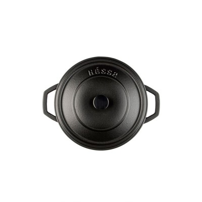 Gietijzer Set uit 3 delen Hosse, Black Onyx - Gietijzeren pan set