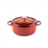 Diepe gietijzeren pot Solagio, Rubin, Ф20
