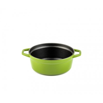 Diepe gietijzeren pot Hosse, Bamboo, Ф12 - Gietijzeren pot