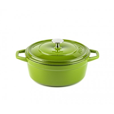 Diepe gietijzeren pot Hosse, Bamboo, Ф20 - Gietijzeren pot