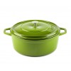 Diepe gietijzeren pot Solagio, Bamboo, Ф28