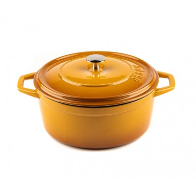 Diepe gietijzeren pot Hosse, Dijon, Ф24 - Gietijzeren pot