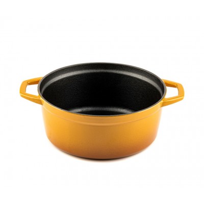 Diepe gietijzeren pot Hosse, Dijon, Ф24 - Gietijzeren pot