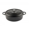 Ondiepe gietijzeren pot Solagio, Black Onyx, Ф26