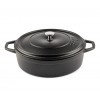 Ondiepe gietijzeren pot Solagio, Black Onyx, Ф28