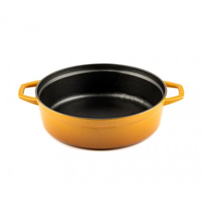 Ondiepe gietijzeren pot Hosse, Dijon, Ф26 - Gietijzeren pot