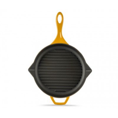 Geëmailleerde grillpan gietijzer Hosse, Dijon, Ф28cm - Grillpan gietijzer