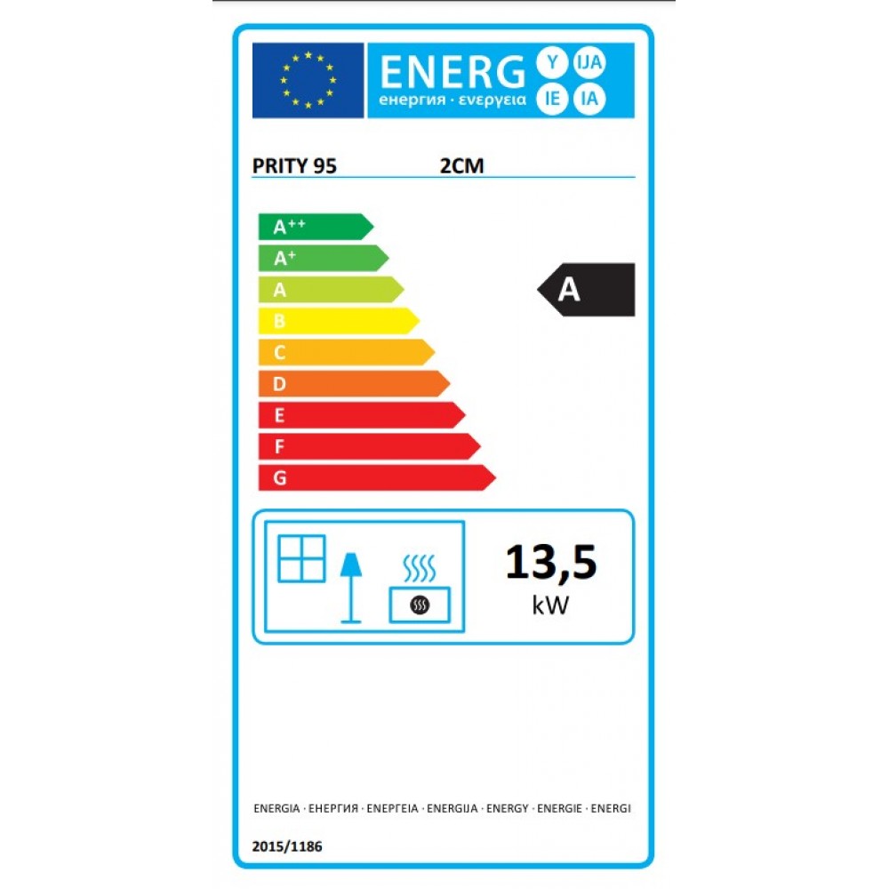 Inbouw haard Prity 2CM, 13.5kW | Gietijzeren haarden | Haarden |