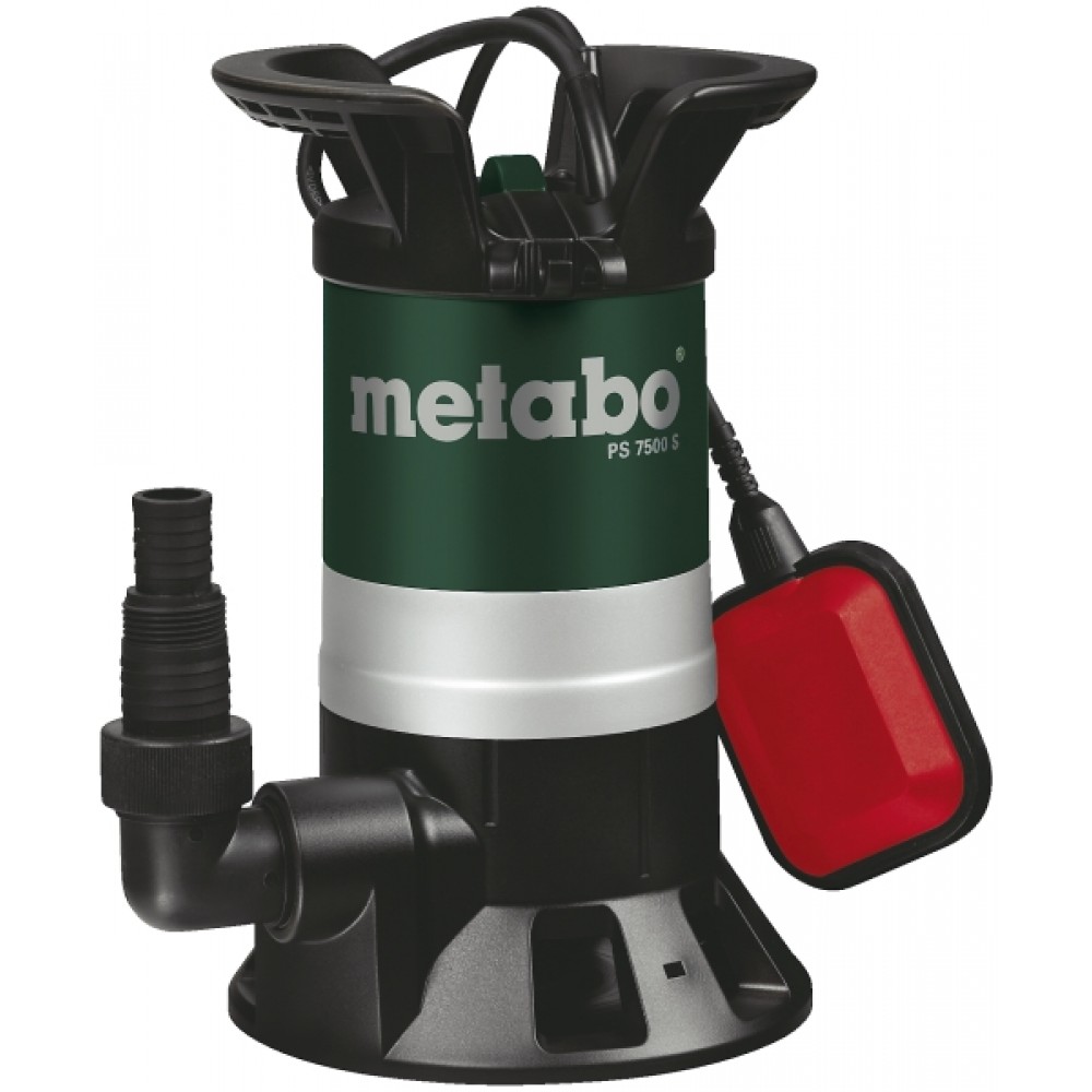Drainagepomp voor schoon en vuil water Metabo PS 7500 S, 1 1/4", vermogen 450 W, opvoerhoogte 5 m | Dompel Pompen | Waterpompen |