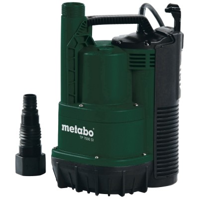 Dompelpomp voor schoon water METABO TP 7500, vermogen 300 W, debiet 7500 l/u, opvoerhoogte 6,5 m - Centrale Verwarming