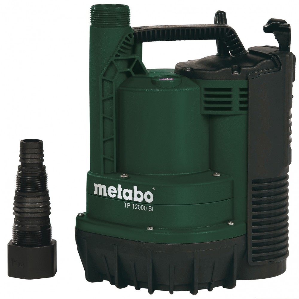 Dompelpomp voor schoon water Metabo TP 12000 SI, vermogen 600 W, debiet 11.700 l/u, opvoerhoogte 9 m | Dompel Pompen | Waterpompen |