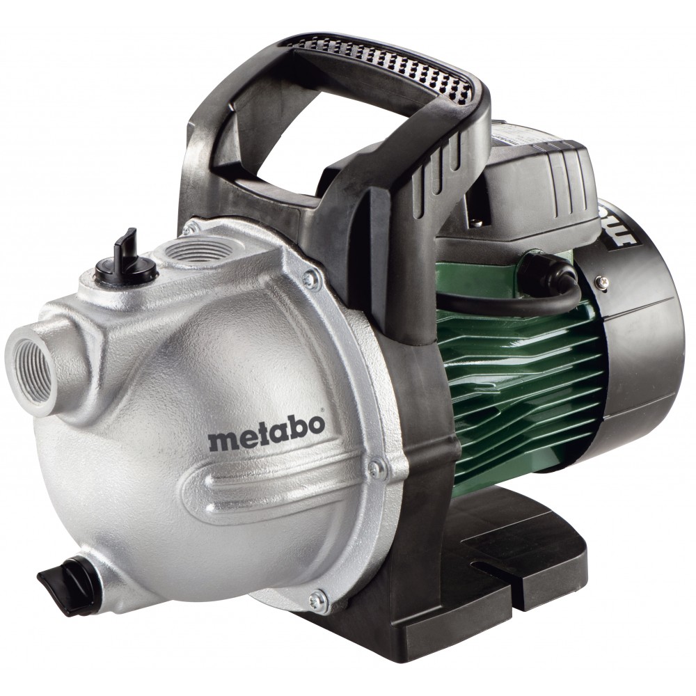 Enkelfasige waterpomp tuin voor schoon water Metabo P 4000 G, vermogen 1100 W, debiet 4000 l/u, opvoerhoogte 46 m | Centrifugaal Waterpompen | Waterpompen |