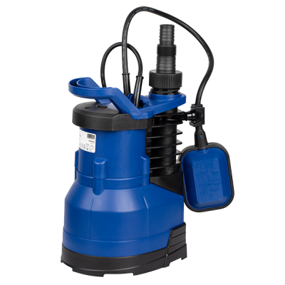 Dompeldrainagepomp voor schoon water Gmax met externe vlotter – debiet 11 m³/u, vermogen 0,55 kW, opvoerhoogte 8,5 m - Gmax
