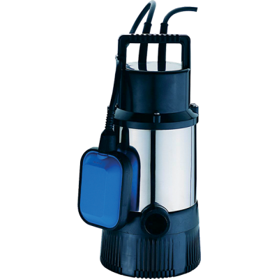 Dompeldrainagepomp voor schoon water Gmax met externe vlotter – debiet 12,5 m³/u, vermogen 0,8 kW, opvoerhoogte 8 m - Gmax