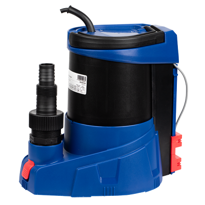 Drainagepomp voor schoon water Gmax met laag aanzuigniveau en geïntegreerde vlotter – debiet 12,5 m³/u, vermogen 0,75 kW, opvoerhoogte 8,5 m - Gmax