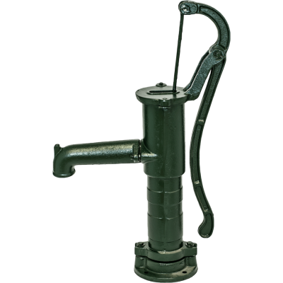 Handpomp voor water, handmatig Hydro-Fix, groen, lengte 660 mm, gietijzer, maat 1 1/4″ - Productenvergelijking