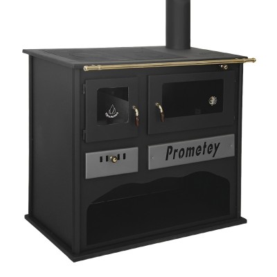 Hout fornuis Prometey Practik-L, 11kW - Hout fornuis