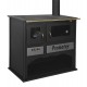 Hout fornuis Prometey Practik-L, 11kW | Houtkachels met oven | Houtkachels |