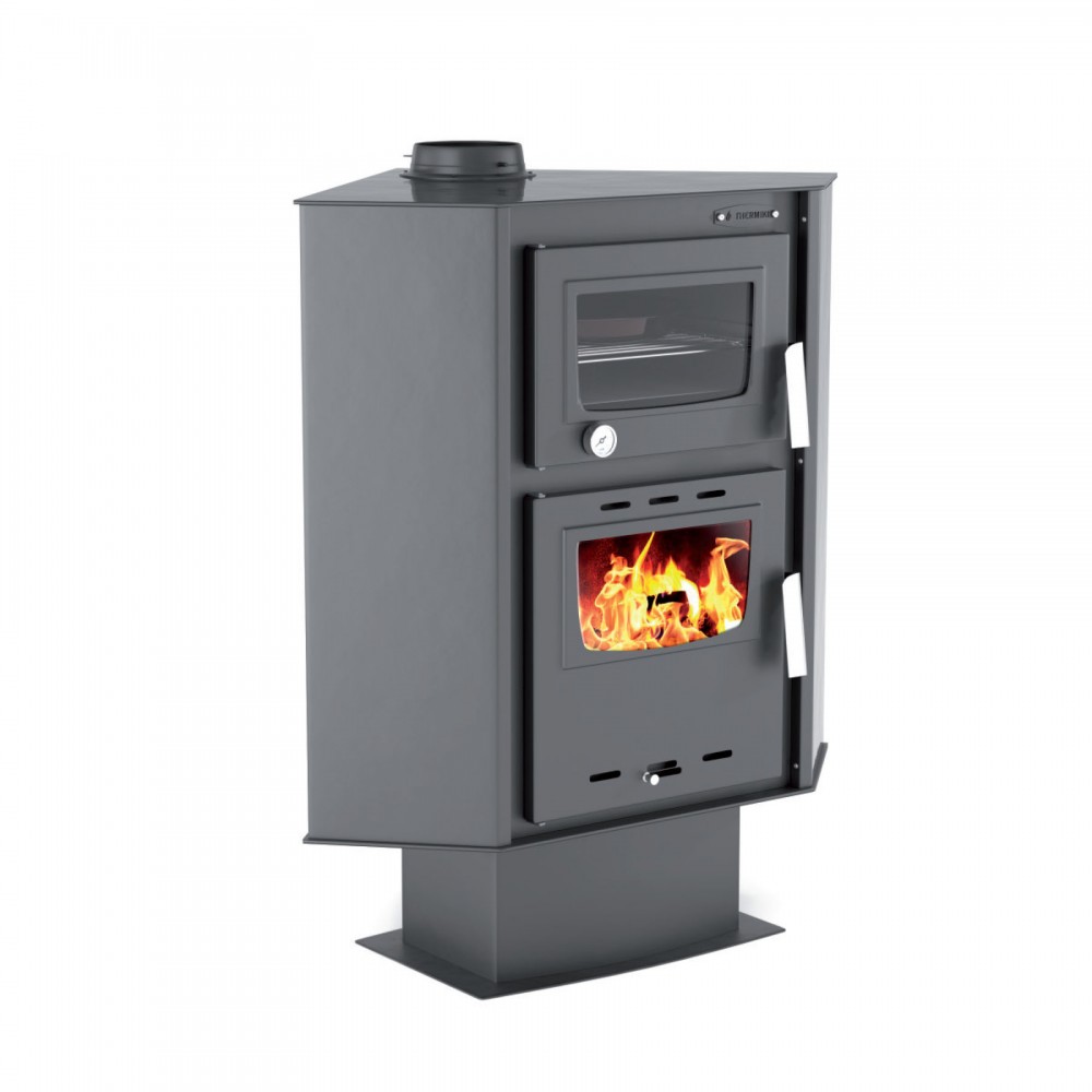 Houtkachel met oven Balkan Energy ATS 90-30 CORNER, 18.25kW |  |  |