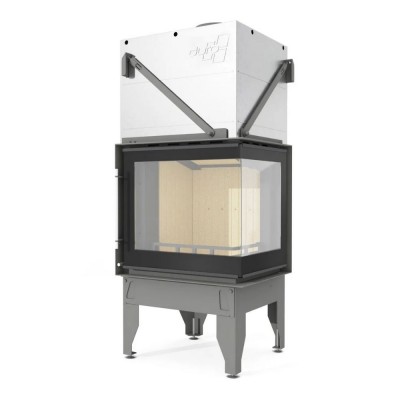 Inbouw haard UNIFLAM 660 DURO met luchtkanalen en luchttoevoer, rechterzijde, 10 kW - Haarden