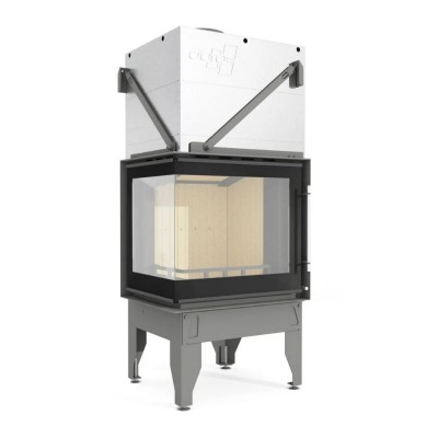 Inbouw haard UNIFLAM 660 DURO met luchtkanalen en luchttoevoer, linkerzijde, 10 kW - Haarden