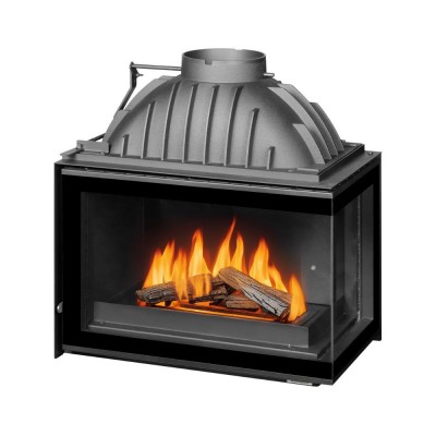 Inbouw haard UNIFLAM 700 PLUS ECO met klep en luchttoevoer, rechterzijde, 9 kW - Haarden