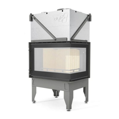 Inbouw haard UNIFLAM 760 DURO met luchtkanalen en luchttoevoer, rechterzijde, 10,8 kW - Haarden