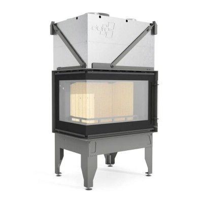 Inbouw haard UNIFLAM 760 DURO met luchtkanalen en luchttoevoer, linkerzijde, 10,8 kW - Haarden