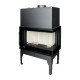 Inbouw haard UNIFLAM 760 EVO PBS met luchtkanalen en luchttoevoer, gebogen glas, rechterzijde, 10 kW | Moderne haarden | Haarden |