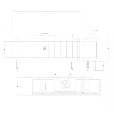 Gashaard Balkan Energy GAS CORNER 150, 13kW - Haarden