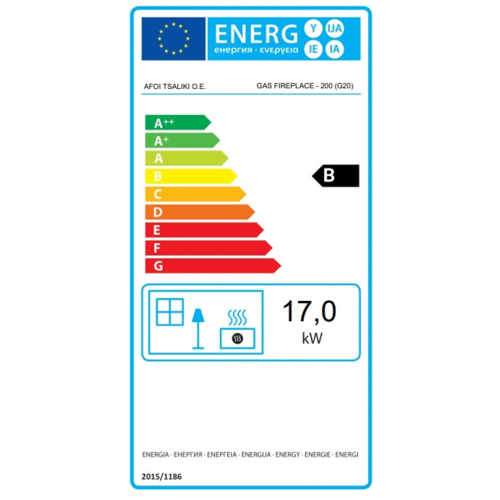 Gashaard Balkan Energy GAS CORNER 200, 17kW | Gashaarden | Haarden |