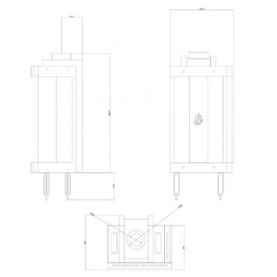 Gashaard Balkan Energy GAS STANDING CORNER, 3.9kW - 6.0kW - Haarden