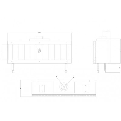 Gashaard Balkan Energy GAS STRAIGHT 150, 13kW - Haarden