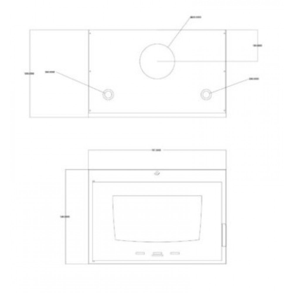 CV inbouwhaard Balkan Energy ATS INSERT HYDRO 800, 16.11kW | Inzethaarden / Inbouwhaarden | Haarden |