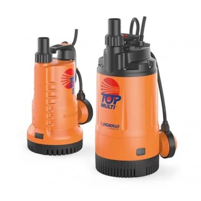 Dompelpomp met externe vlotter Pedrollo TOP MULTI 2, meertrapspomp, vermogen 0,55 kW, debiet 80 l/min, opvoerhoogte 42 m, geschikt voor tuinen, putten en andere toepassingen - Productenvergelijking
