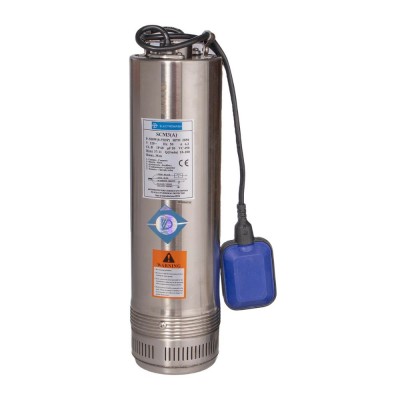 Dompelpomp met externe vlotter Electromash SCM 3 met PVC waaier, vermogen 0,55 kW, opvoerhoogte 30 m, debiet 9000 l/u, geschikt voor putten en andere toepassingen - Productenvergelijking