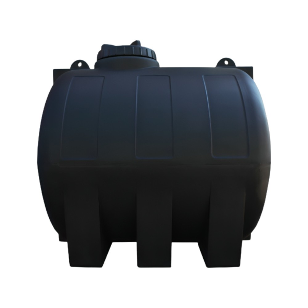 Drinkwatertank MAVIL, cilindrisch horizontaal 1500 l (zwart) | Drinkwatertanks |  |