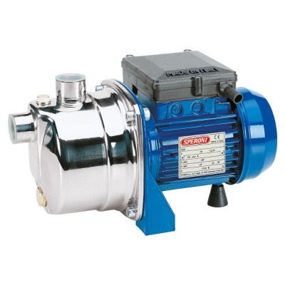 Zelfaanzuigende pomp Speroni CAM 80 – vermogen 600 W, opvoerhoogte 38 m, debiet 50 l/min, roestvrij staal - Productenvergelijking