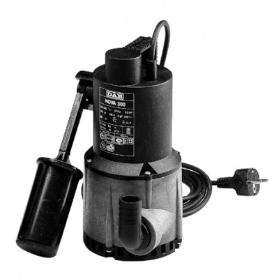 Centrifugaal waterpomp DAB NOVA 300 M-A voor tuinen, zwembaden, fonteinen en andere toepassingen, opvoerhoogte 6,8 m, debiet 13 m³/u, vermogen 300 W - Productenvergelijking